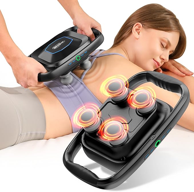 Multi-Head Deep Tissue Massager | Loosen Tight Muscles & Boost Recovery