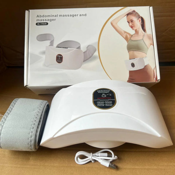 Heated Waist Massager Belt | Rechargeable Slimming & Fat Burning Belt for Weight Loss & Pain ReliefHeated Waist Massager Belt | Rechargeable Slimming & Fat Burning Belt for Weight Loss & Pain Relief