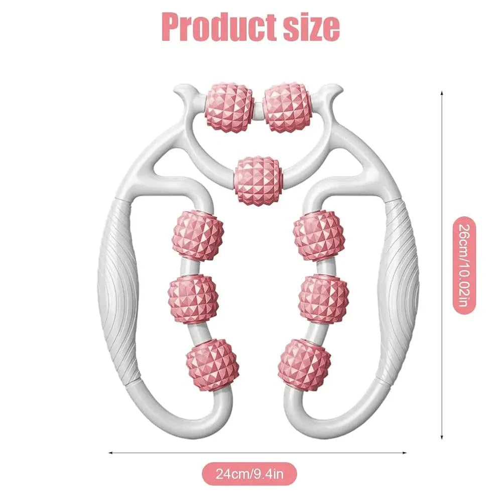Main Bazaar Trigger Point Roller Massager – Deep Tissue Muscle Relief & Cellulite Reducer