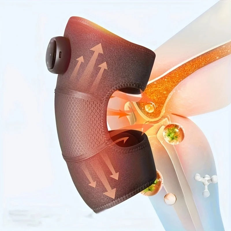 3-in-1 Heated Knee Massager | Heat & Vibration Therapy for Knee, Elbow & Shoulder