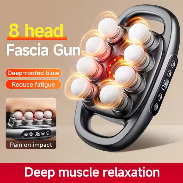Multi-Head Deep Tissue Massager | Loosen Tight Muscles & Boost Recovery