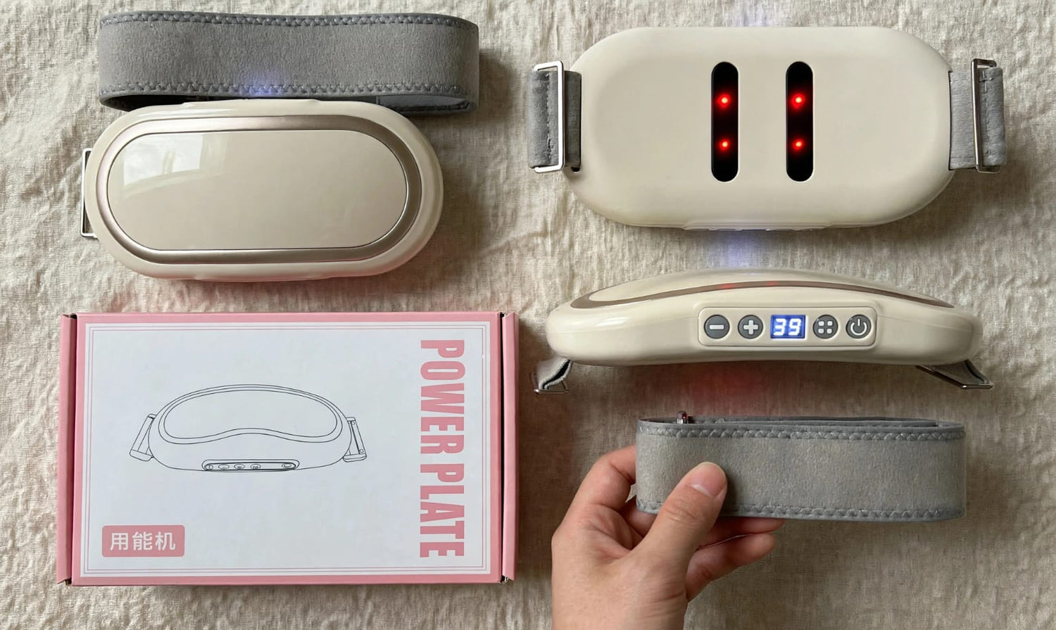 Belly Massager — Fat Burning Slimming Belt for Belly, Waist & Cellulite